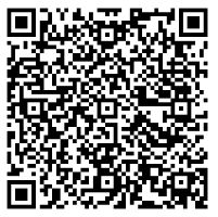 名刺QR作成アプリで生成したQRコードの例。このサイトの運営者の情報が入っている。